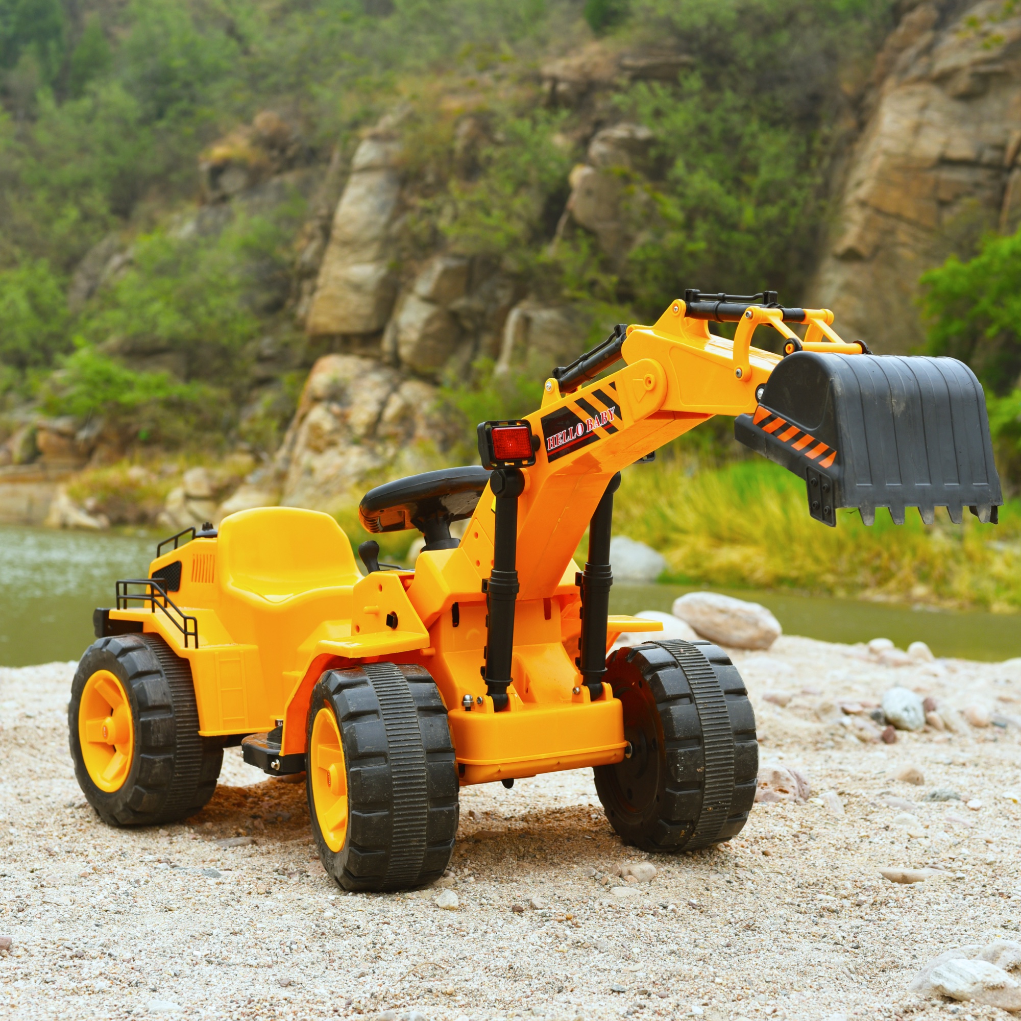 JWB-818 Fully Electric Ride-on Excavator for wholesale buyers
